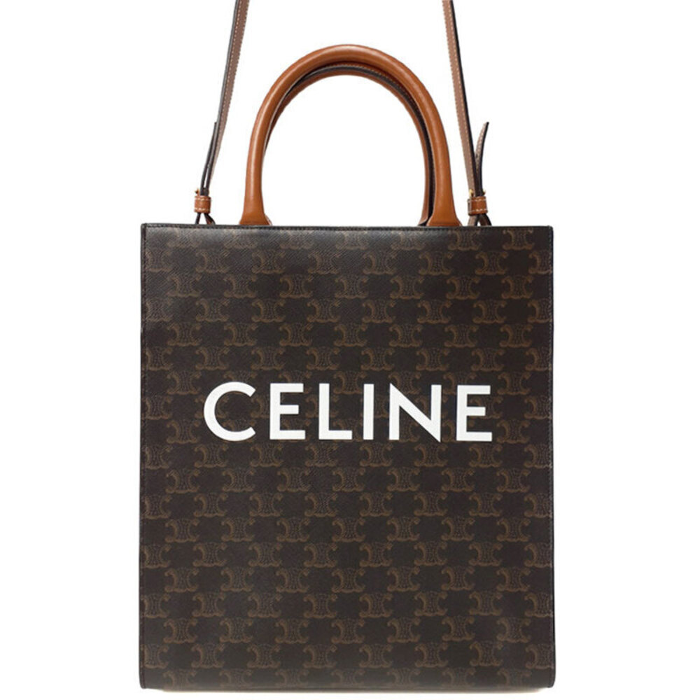 Celine Vertical Tote Triomphe Cabas Bag - Picture 2 of 9